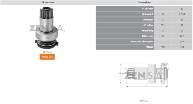 10 DIS SKODA OCTAVIA 1.8 - VW GOLF - NEW BEETLE 1.8 - 2.0 CCW