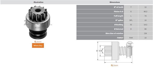 12 DIS FORD FT80 - FT100 - FT120 - FT130 - FT160 - FT190 - TRANSIT 2.5 D - TD