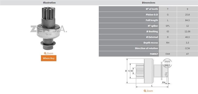 9 DIS ROVER 100 - 200 - 400 SERISI 1.4 - 1.6 BENZINLI CCW