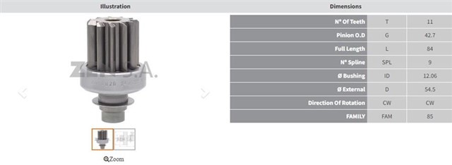 11 DIS VOLVO PENTA MOTOR 2.4 - 3.6 DIZEL