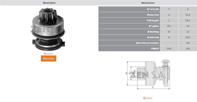 9 DIS FORD SIERRA - SCORPION