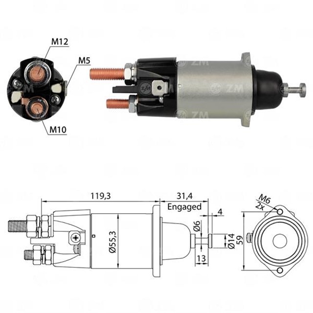 24V MERCEDES AXOR SMI - 3898 M9T20171