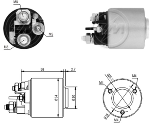 12V CITROEN BERLINGO - SAXO - ZX - PEUGEOT 106 - 306 - 405 - PARTNER - RANCH