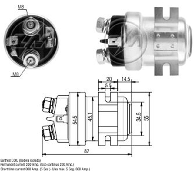 12V 200 AMPER UNIVERSAL TIP ARA OTOMATIK SUN - 0403