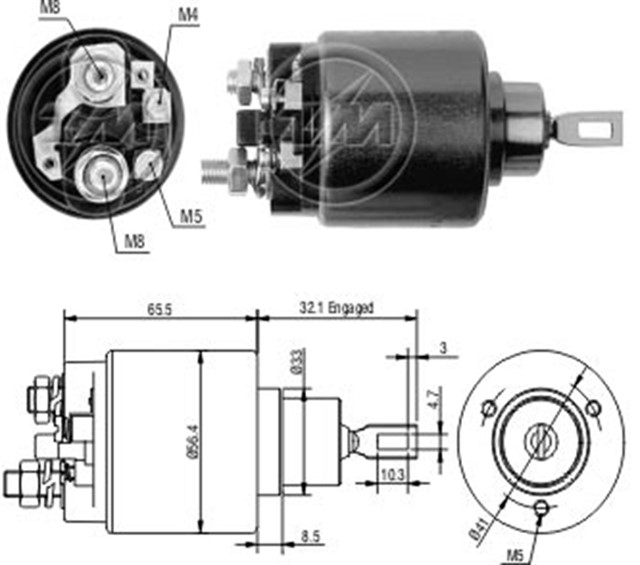 12V VW - FORD - MERCEDES 2 CIVATALI CBS - B602