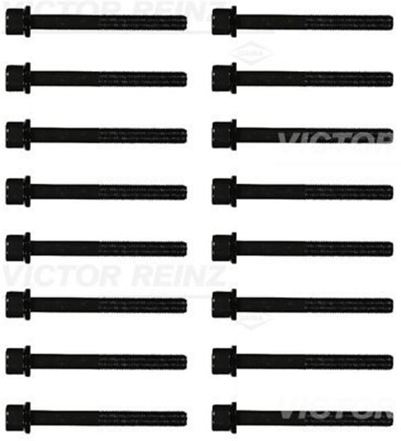 SILINDIR KAPAK CIVATASI 16 ADET TAKIM VECTRA B - C - OMEGA B 2.5 - 2.6 - 3.2 X25XE - C25XE - Y26SE - Z32SE