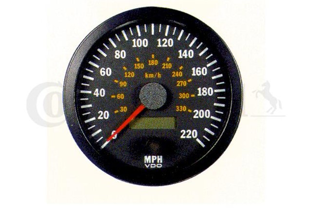 VISION SPEEDO 220MPH/320KPH 100MM 12/24V