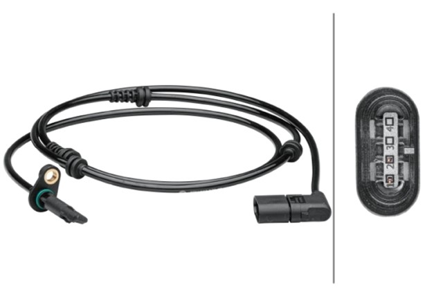 TEKERLEK HIZ SENSORU ON AKS AKTIF SENSOR 4 - KUTUPLU MERCEDES - BENZ C