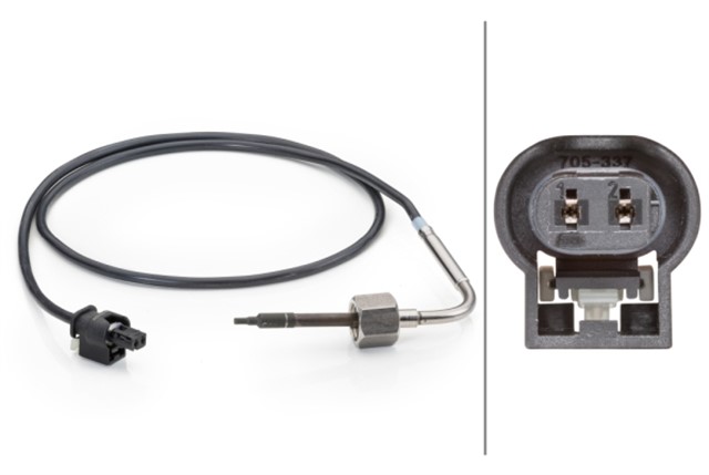 EGZOZ SICAKLIGI SENSORU 2 - KUTUPLU MERCEDES - BENZ A - B