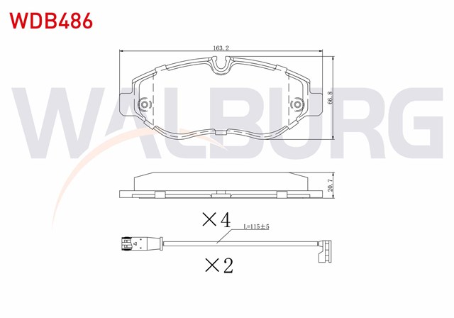 FREN BALATASI ON CRAFTER - SPRINTER - VITO 06 - 