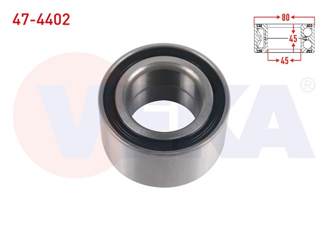 TEKER RULMANI ON - ARKA BILYA TRANSPORTER - T4 AJA - ACV - AAB - AJT 2.4 D - 2.5 TDI 91 - 03