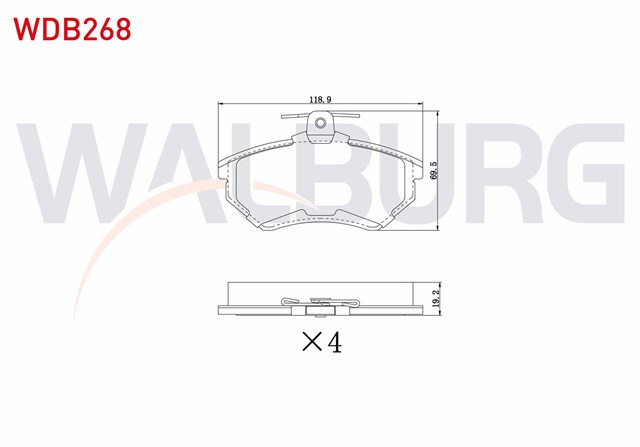FREN BALATASI ON [KALIN] GOLF3 - POLO - POLO CLASSIC - CADDY - PASSAT - A4 91 - 
