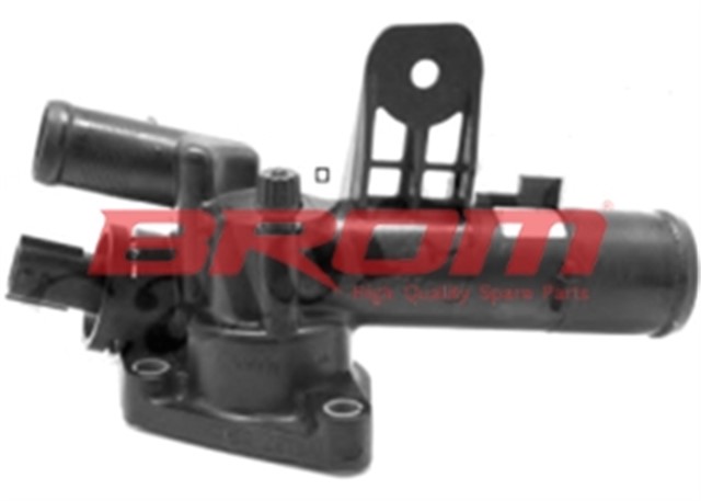 TERMOSTAT 83C KOMPLE - MUSURLU CLIO III - IV - FLUENCE - KANGOO - LAGUNA III - MEGANE II - III - SCENIC II - III 2 CIKISLI