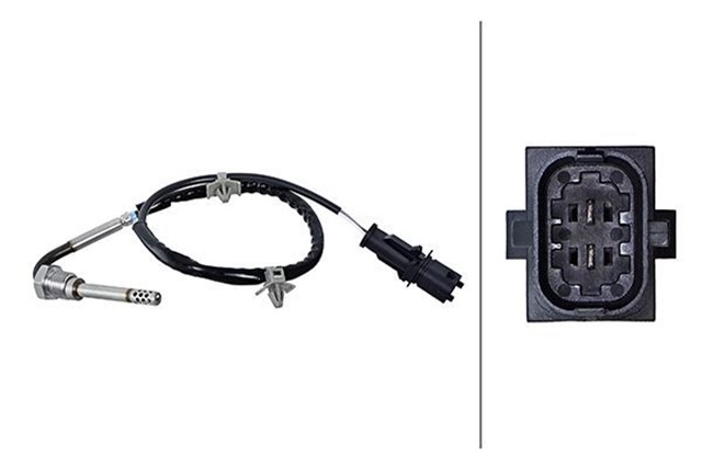 EGZOZ SICAKLIGI SENSORU.2 - KUTUPLU.OPEL ASTRA - ZAFIRA