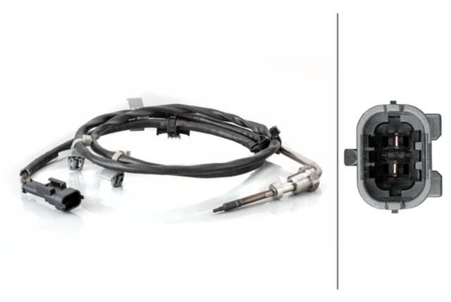 EGZOZ SICAKLIGI SENSORU.2 - KUTUPLU.OPEL ASTRA - CASCADA - INSIGNIA - ZAFIRA