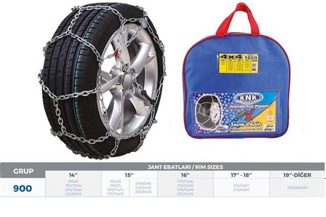 PATINAJ ZINCIRI 4X4 JEEP - MINIBUS VE HAFIF TIC.ARAC 14 - 15 - 16 - 17 - 18 - 19 JANT ZINCIR EBATLARI ICIN RESIME BAKINIZ