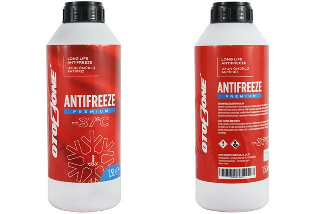 ANTIFRIZ 1.5 LT - 37 C KIRMIZI LONG LIFE KOLI 12 AD ORGANIK