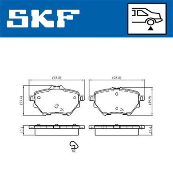 ARKA FREN BALATASI ASTRA L 21 COMBO E 18 GRANDLAND 17 MOKKA E 20 C4 18 C4 E 22 BERLINGO 18