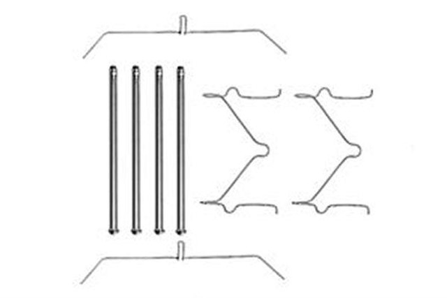 AKSESUAR KITI. DISK FREN BALATASI TOYOTA 4 RUNNER II N1 HILUX II SUV LN KZN1 VZN1 RN1 HILUX IV ON AKS