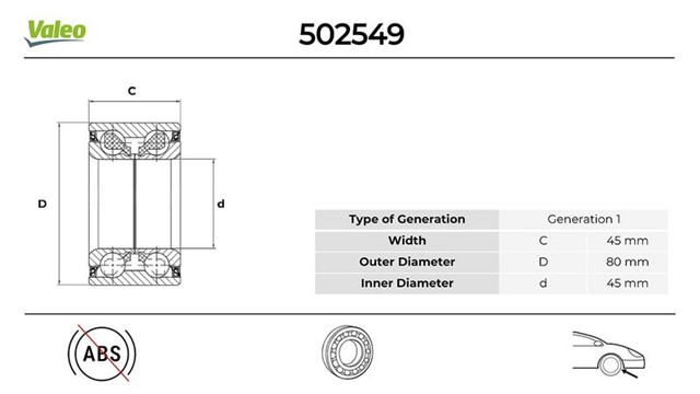 ON TEKERLEK RULMANI TRANSPORTER 2.4 1992 - 03 - 2000 - 05