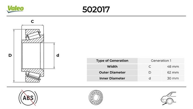 ARKA TEKERLEK RULMANI CITRO N C ELYSEE 1.6 2012.06