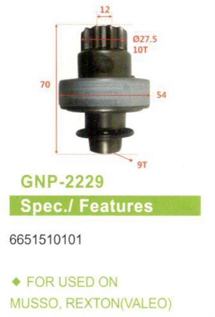 UMD - 5735 10 DIS SSANGYONG REXTON 2.7D 4X4 665151 .