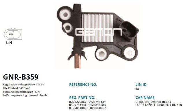 12V CITROEN JUMPER 2.0 HDI - FORD RANGER - TRANSIT 2.2 TDCI - PEUGEOT BOXER 2.2 HDI - LAND ROVER DISCOVERY - E