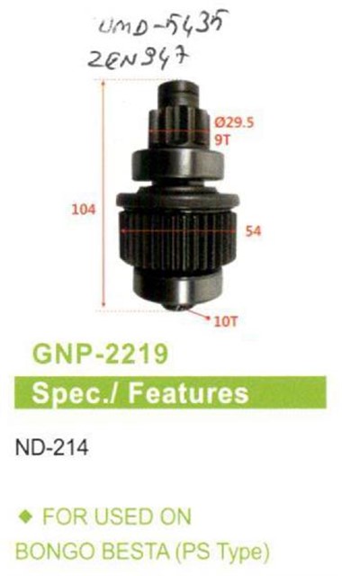 9 DIS MAZDA B2200 - TOYOTA PICK - UP - KIA BONGO - BESTA