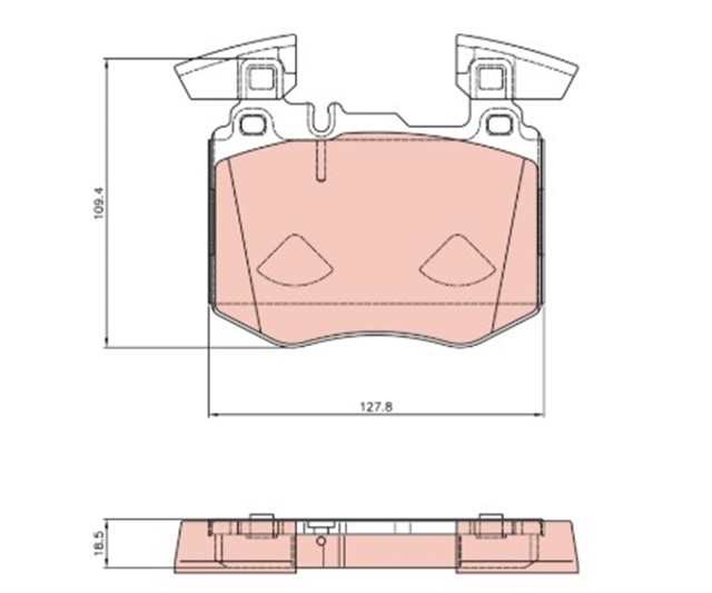 DISK BALATA MERCEDES - BENZ GLC X253 GLC COUPE C253 MERCEDES - BENZ BBDC GLC X253