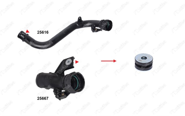 KAUCUK PARCA NISSAN JUKE - NV200 1.5DCI 12