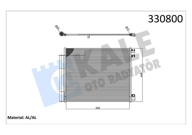 KLIMA RADYATORU KONDENSERI RENAULT MEGANE IV 15 TALISMAN 15 GRAND SC NIC IV 16 1.2TCE 1.3 TCE 1.5DCI 1.6SCE 1.6DCI AC MEK. ATOM. AL BRZ