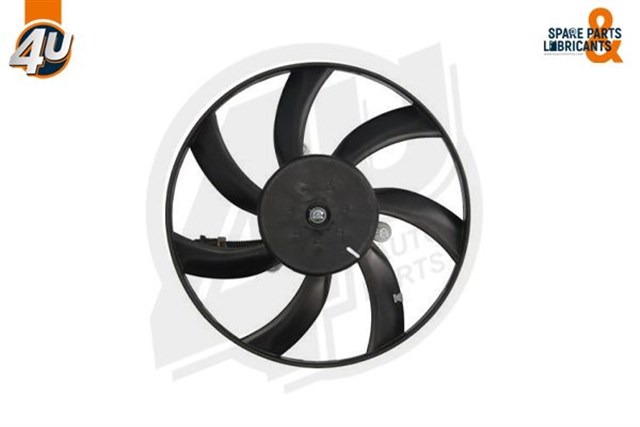 FAN MOTORU SOL BUYUK 365MM GOLF5 - GOLF6 - JETTA - A3 - LEON - CADDY - LEON 04 - 
