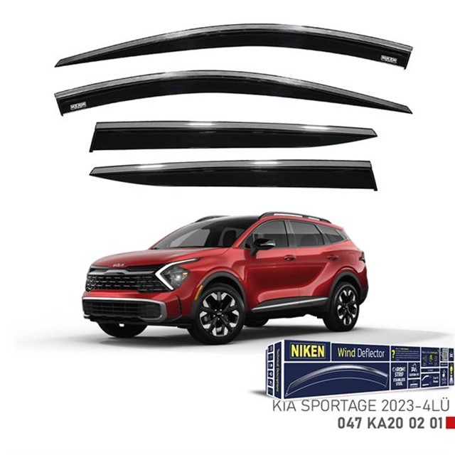 KROMLU CAM RUZGARLIGI KIA SPORTAGE 2023 - 4LU