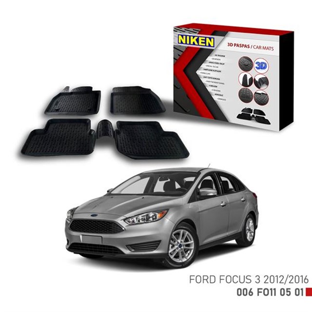 3D PASPAS FORD FOCUS 3 2012 - 2016