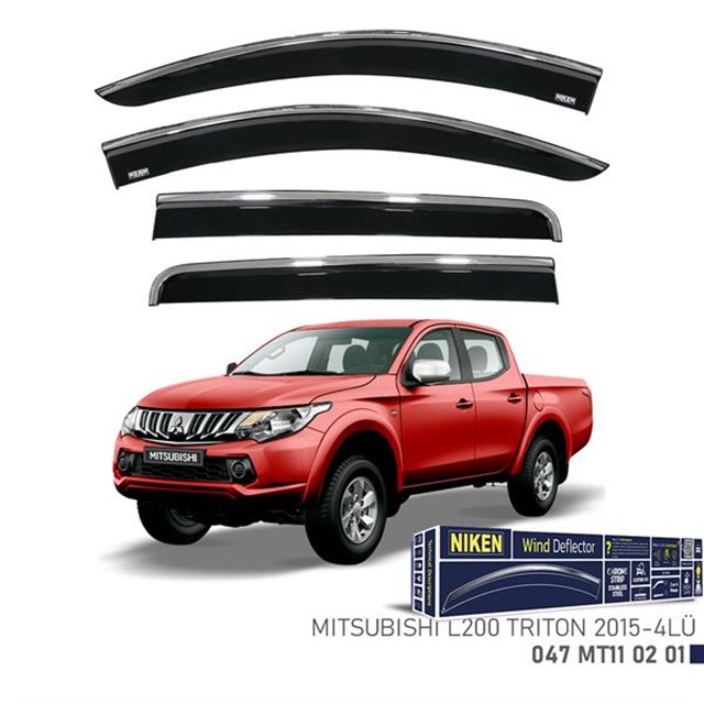 KROMLU CAM RUZGARLIGI MITSUBISHI L200 TRITON 2015 - 4LU