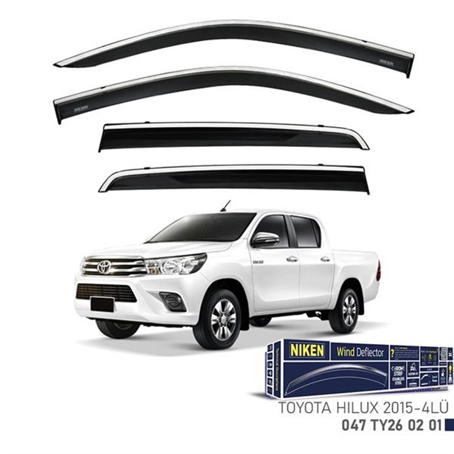 KROMLU CAM RUZGARLIGI TOYOTA HILUX 2015 - 4LU