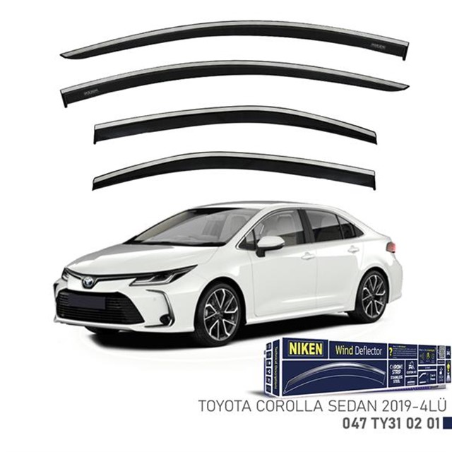 KROMLU CAM RUZGARLIGI TOYOTA COROLLA SD 2019 - 4LU
