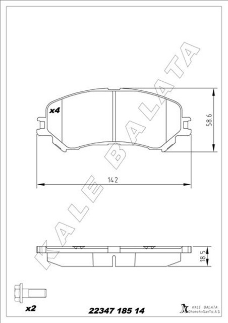 ON FREN BALATASI RENAULT MEGANE IV 15 SCENIC IV 16 TALISMAN 15 ESPACE V 15 1.2TCE 1.3TCE 1.5DCI 1.6DCI