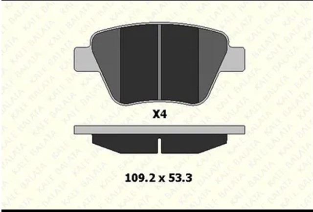 BALATA ARKA A1 - A1 SB - A3 - A3 CABRIO - A3 SB 03 - 24563 177 04 ANS KD13