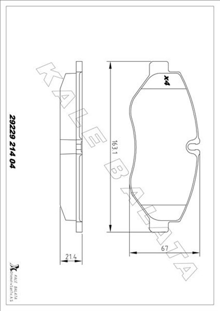 ON FREN BALATASI DAILY III C / L / S TUM MODELLER 05 / 06 29229 214 04 ANS KD11
