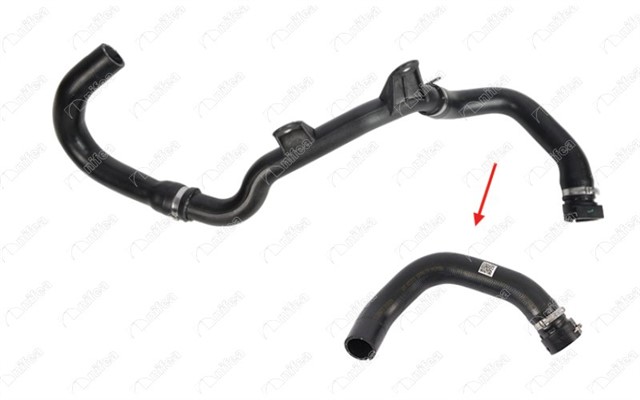 RADYATOR UST HORTUMU KUCUK PLASTIK PARCA HARIC BOXER III - JUMPER III - DUCATO III 2.2JTD 110 - 120HP 06