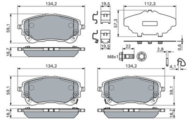FREN BALATASI COROLLA SWACE YARIS CROSS