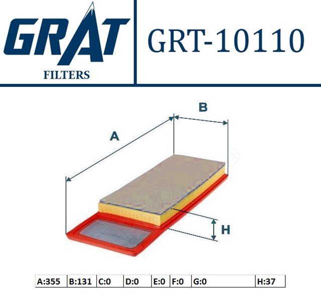 HAVA FILTRESI EGEA - LINEA - DOBLO - GRANDE - PUNTO - FIORINO - NEMO - BIPPER EURO 5 1.3 MTJ 12 - 