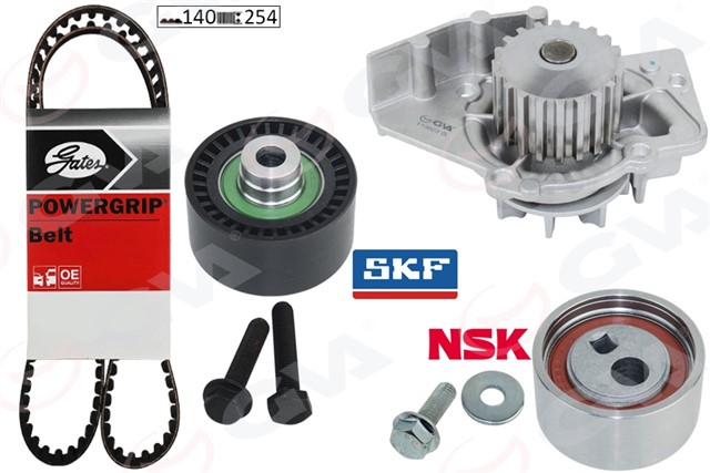 DEVIRDAIMLI EKSANTRIK GERGI KITI 140X254 P206 - 306 - PARTNER - BERLINGO - JUMPY - SCUDO - COROLLA 1.9D 98 DW8