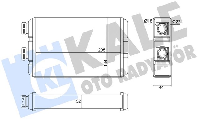 KALORIFER RADYATORU BMW E46 97 05