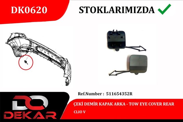 CEKI DEMIR KAPAK ARKA CLIO V