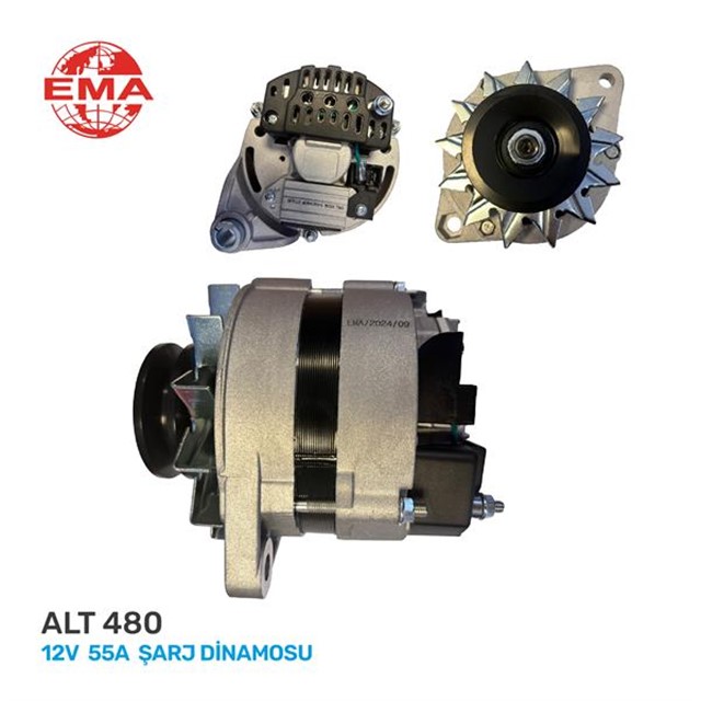 ALTERNATOR 12V 55A MAKO TIP TOFAS FIAT MF TRAKTOR