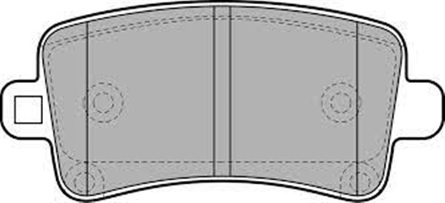 ARKA FREN BALATASI INSIGNIA A 08 17 SAAB 9.5 10 MALIBU 2.0D 2.4 12 16 INC JANT