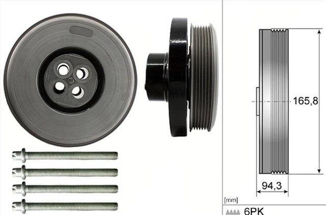 KRANK KASNAGI MERCEDES OM651 W204 W205 C218 W212 W166 X204 W221 W447 B906 B907 B910 CIVATALI