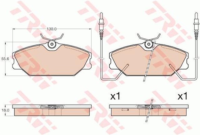 DISK BALATA ON AKS RENAULT MEGANE I BA0/1 - MEGANE I CLASSIC LA0/1 - RAPID BOX BODY/MPV F40 - G40 - T WINGO I C06 1996 - 2003